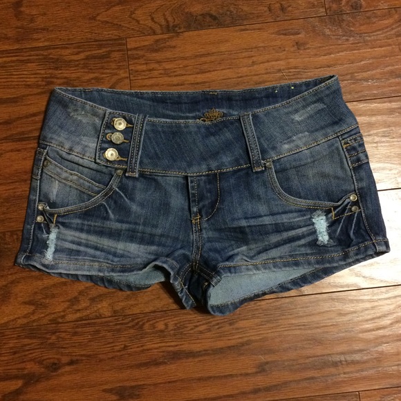 Almost Famous Pants - Almost Famous Blue Jean Shorts